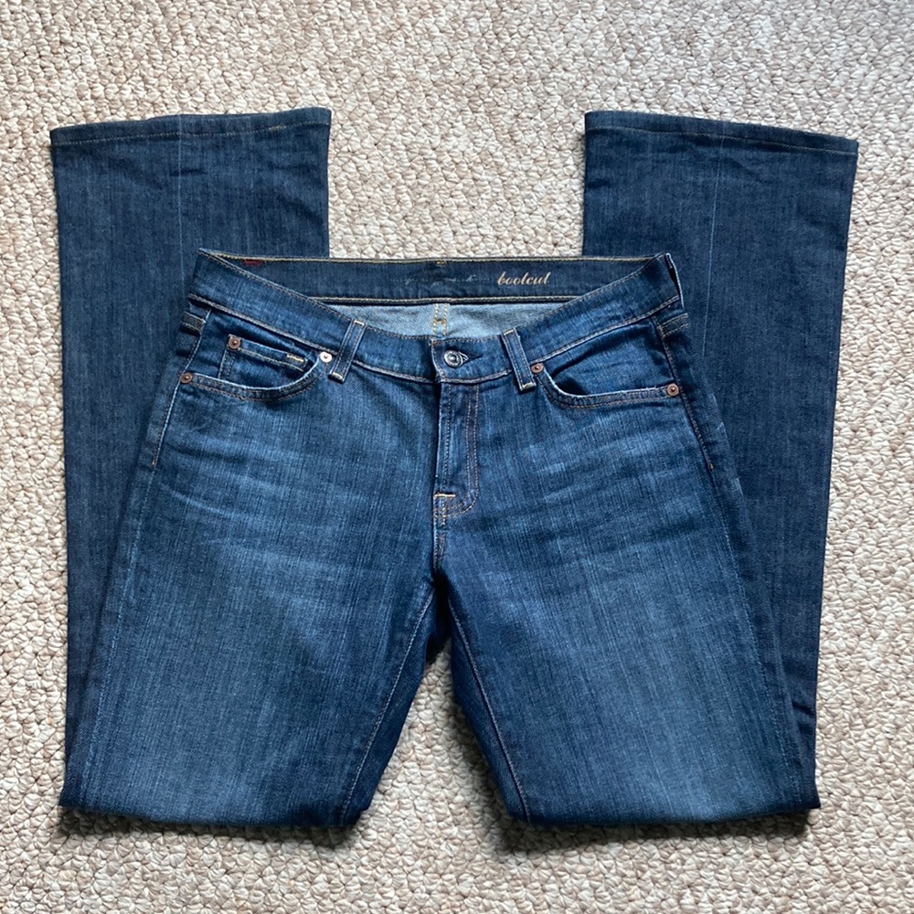7 for all mankind jeans, size 29, bootcut